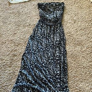 Cheetah long dress